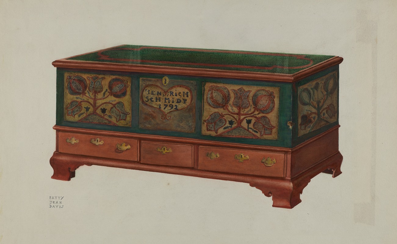 Betty Jean Davis - Pa. German Chest