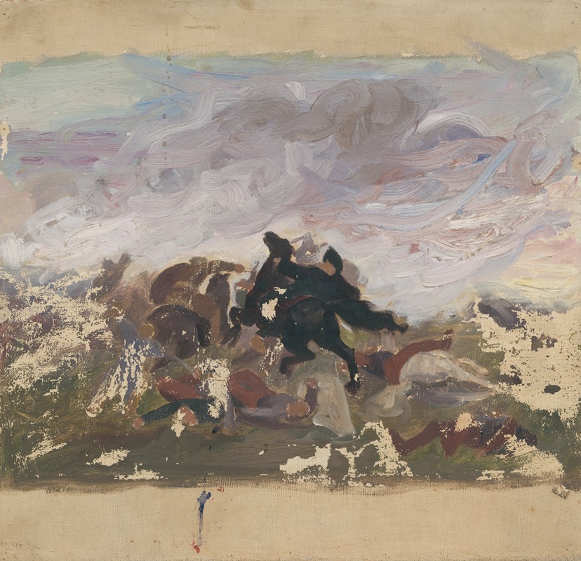 Jozef Hanula - Riders on horseback