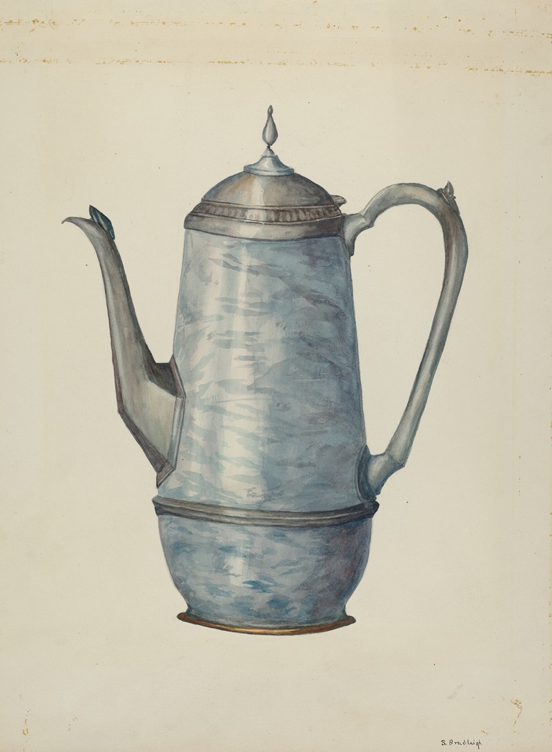 Beulah Bradleigh - Pewter Coffee Pot