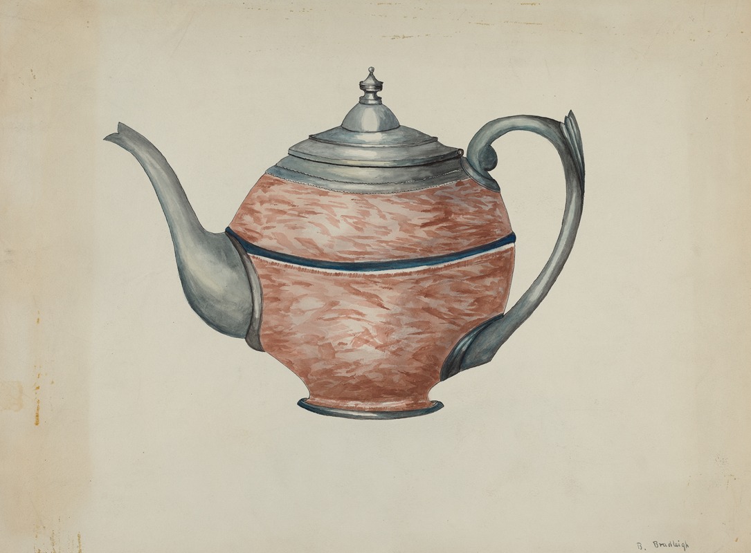 Beulah Bradleigh - Pewter Teapot