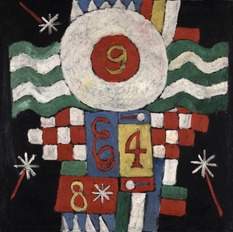 Marsden Hartley - Collection of Numbers, Designs and Letters Seen by Me at the Beginning of the War in Berlin–Military in Nature