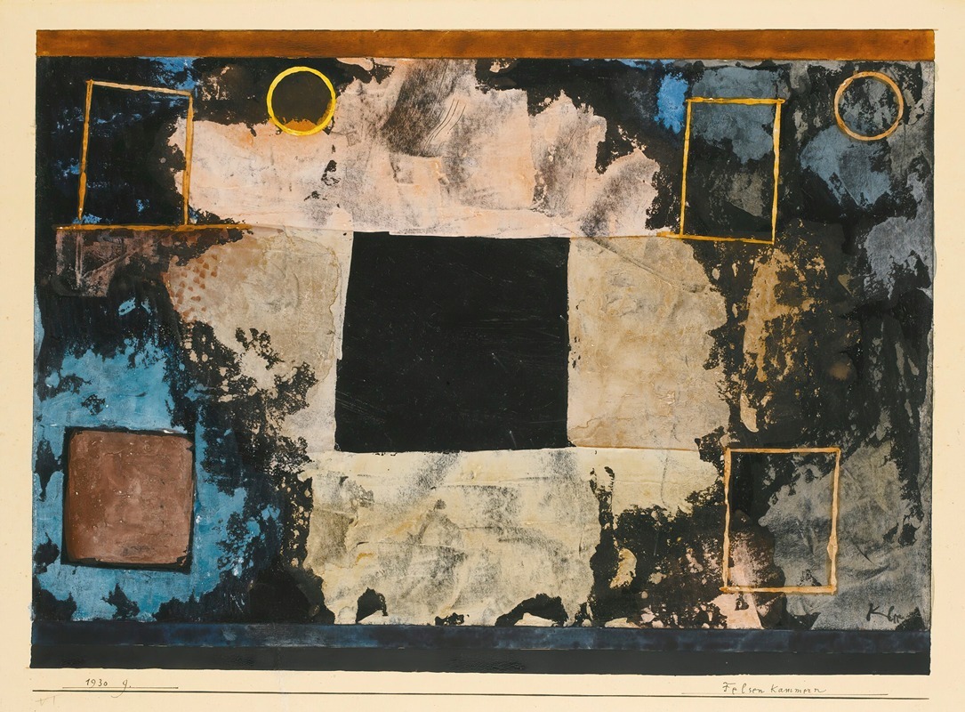 Paul Klee - Felsen Kammern (Rock-Cut Chambers)
