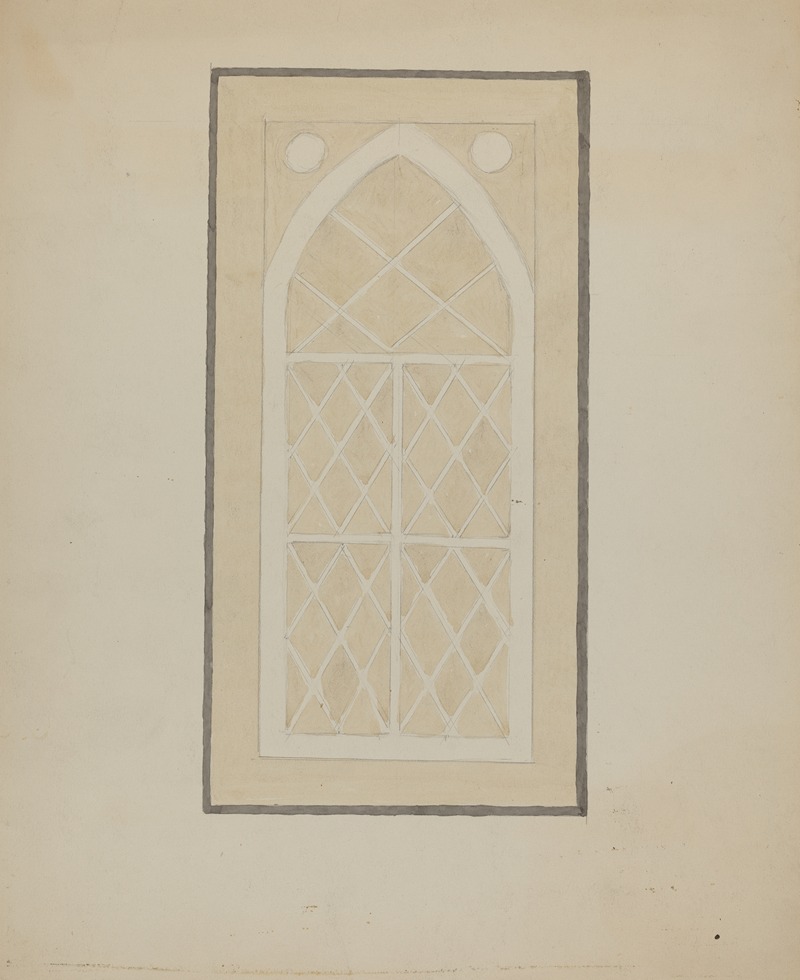 Blanche Waterbury - Panel from Hall Lantern