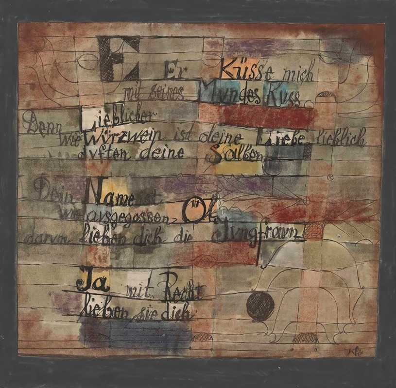 Paul Klee - (From the Song of Songs) Version II.