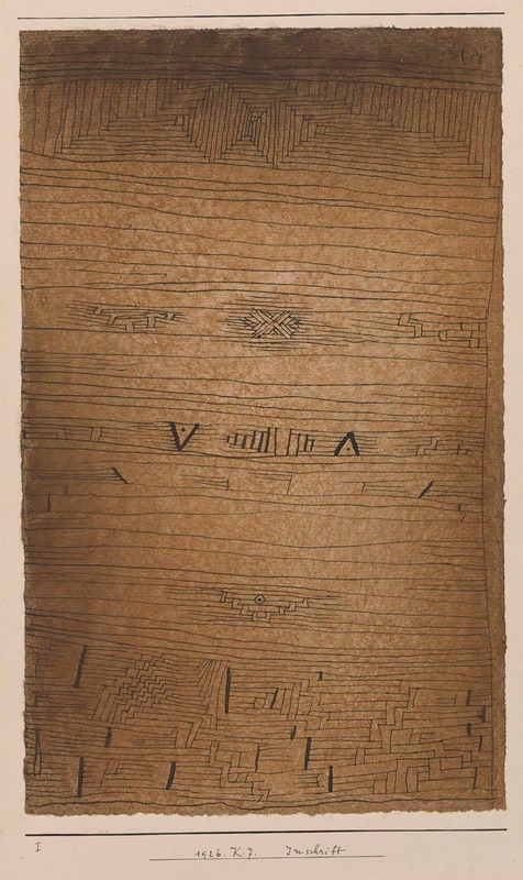 Paul Klee - Inscription
