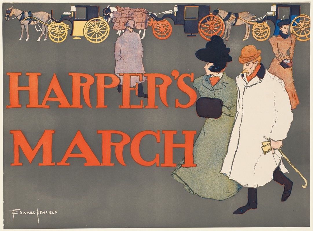 Edward Penfield - Harper’s March