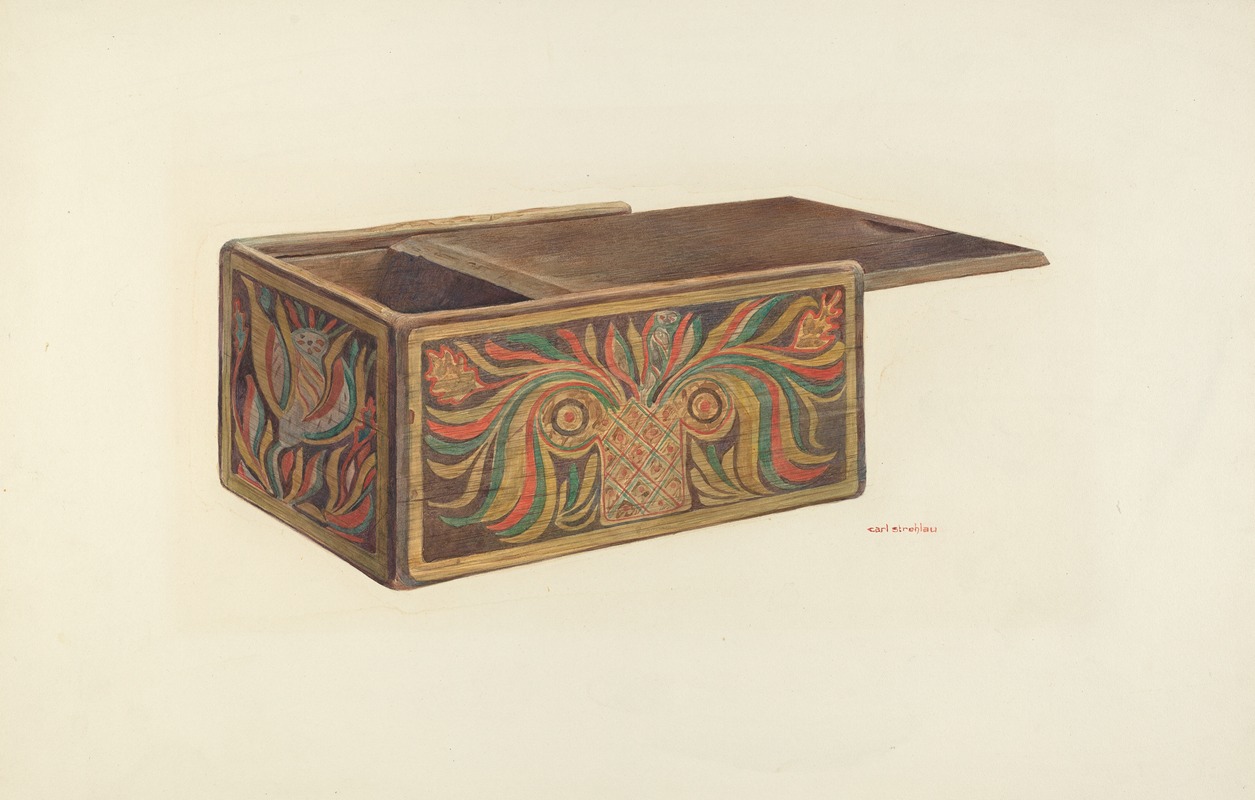 Carl Strehlau - Decorated Box
