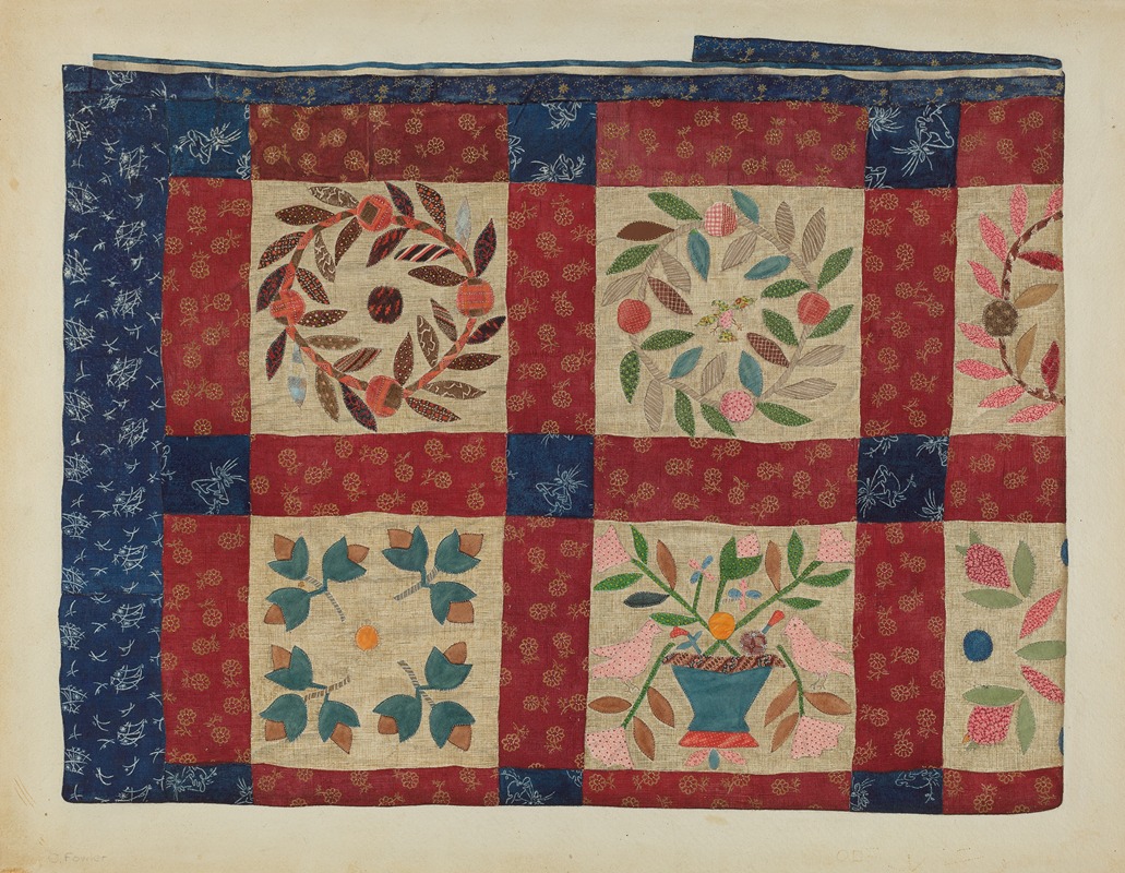 Catherine Fowler - Applique Quilt