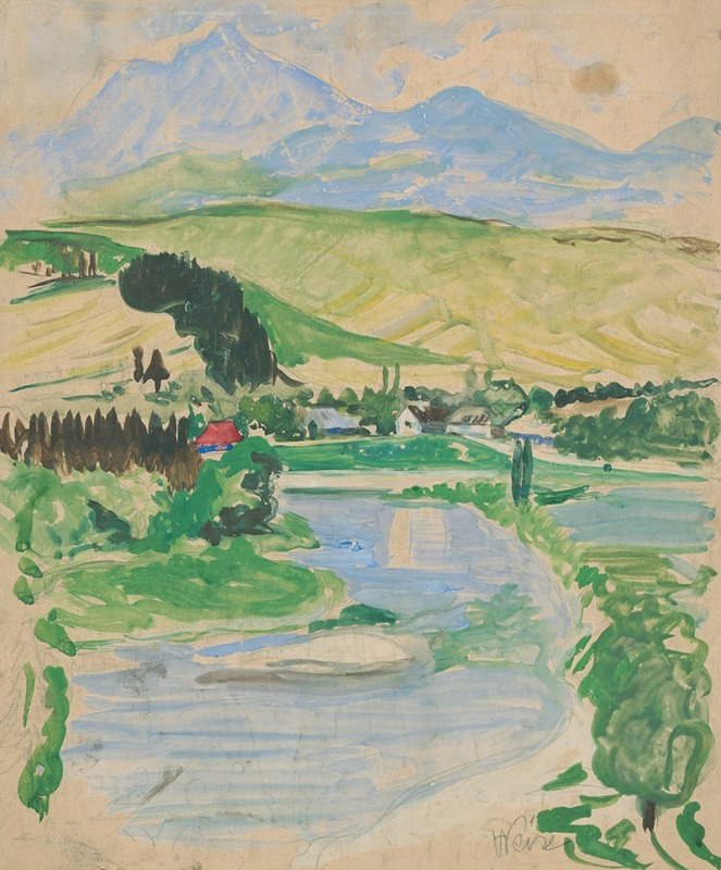 Arnold Peter Weisz-Kubínčan - Landscape