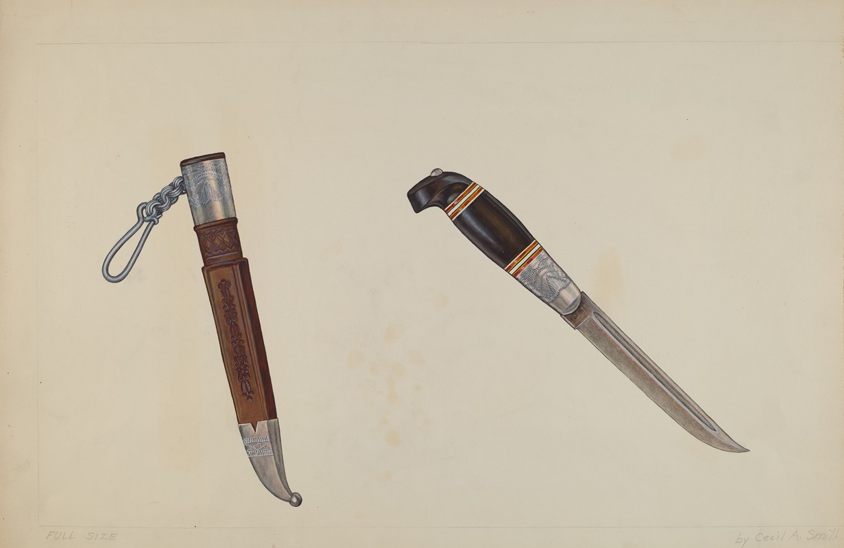 Cecil Smith - Trapper’s Hunting Knife