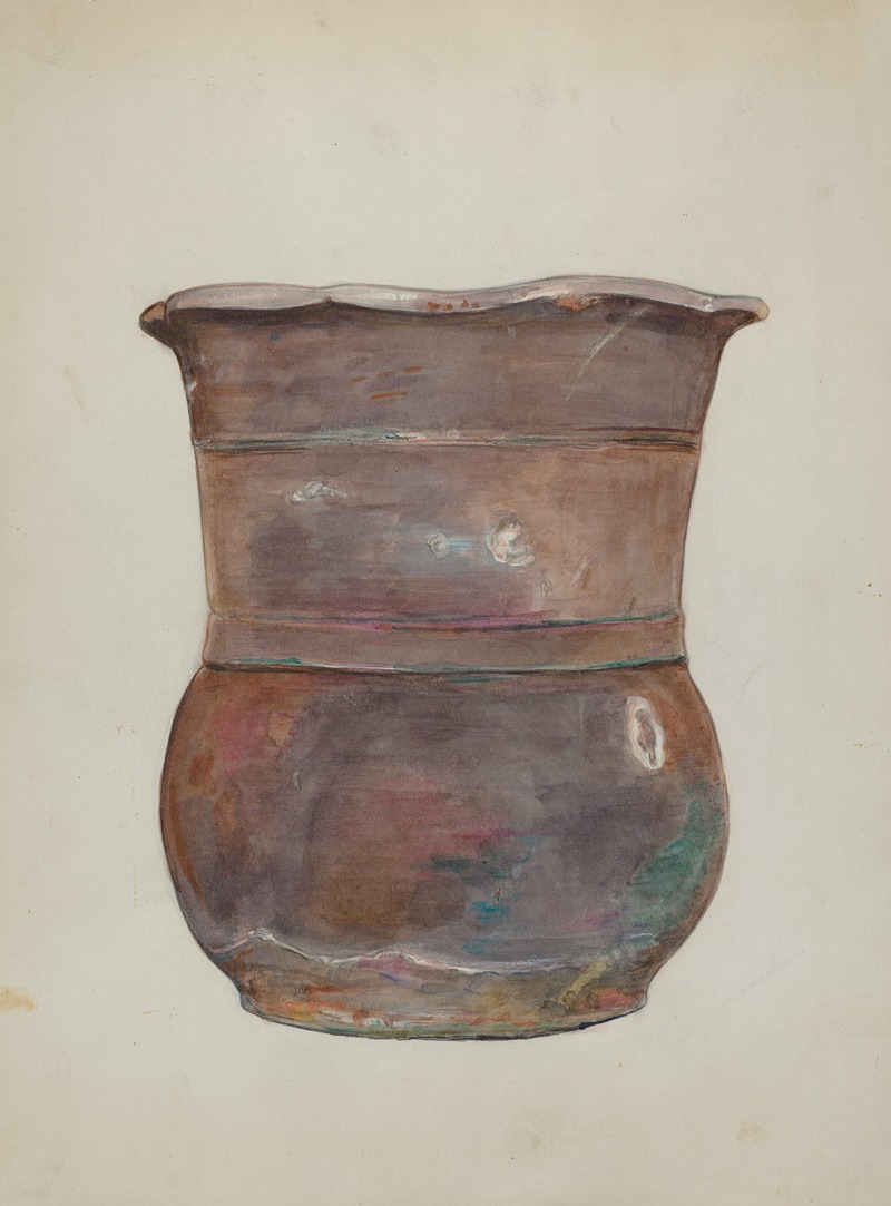 Cecily Edwards - Terra Cotta Flower Jar