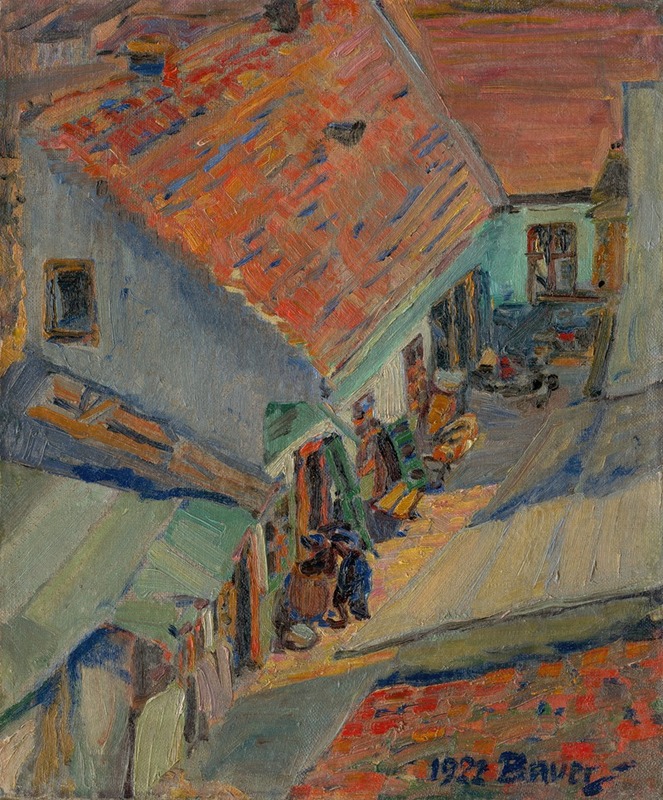 Konštantín Bauer - In front of the House