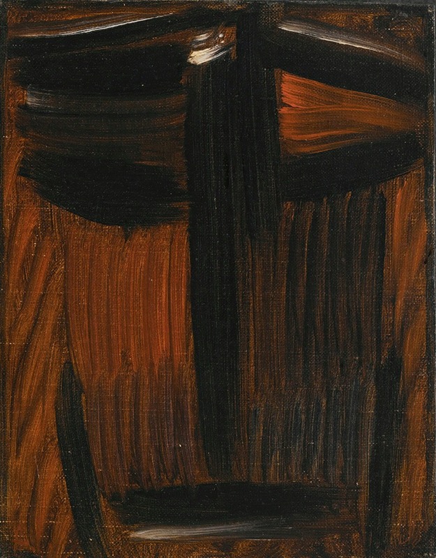 Alexej von Jawlensky - Meditation; Black- Orange Glowing