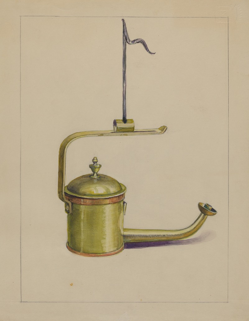 Charles Caseau - Sperm Oil Lamp