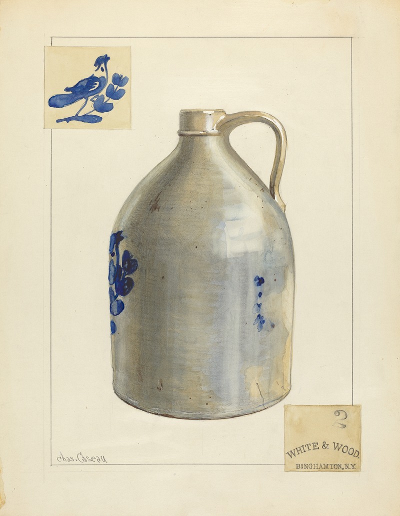 Charles Caseau - Stoneware Jug