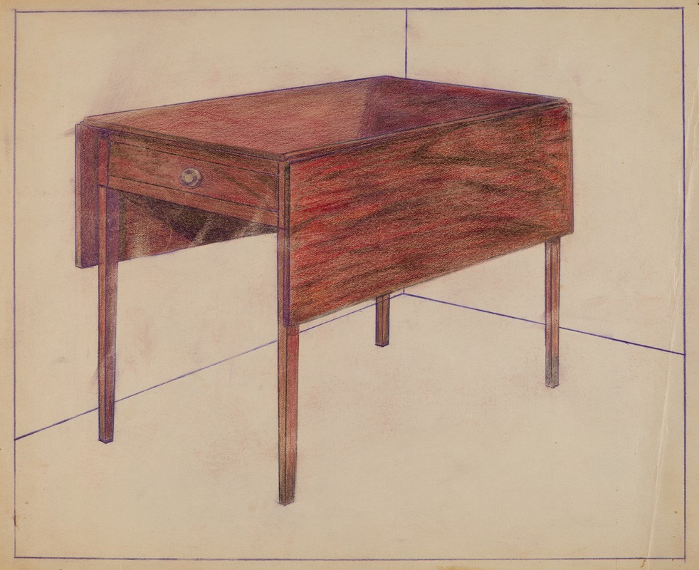 Charles Charon - Drop-leaf Table