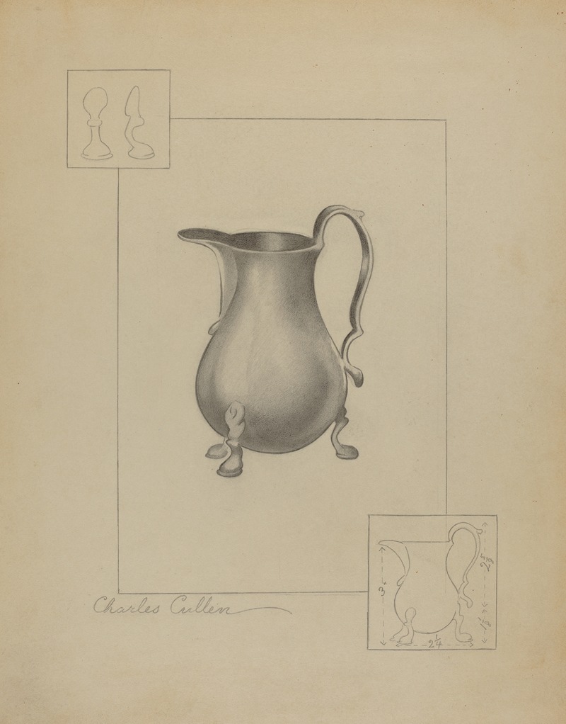 Charles Cullen - Pewter Creamer