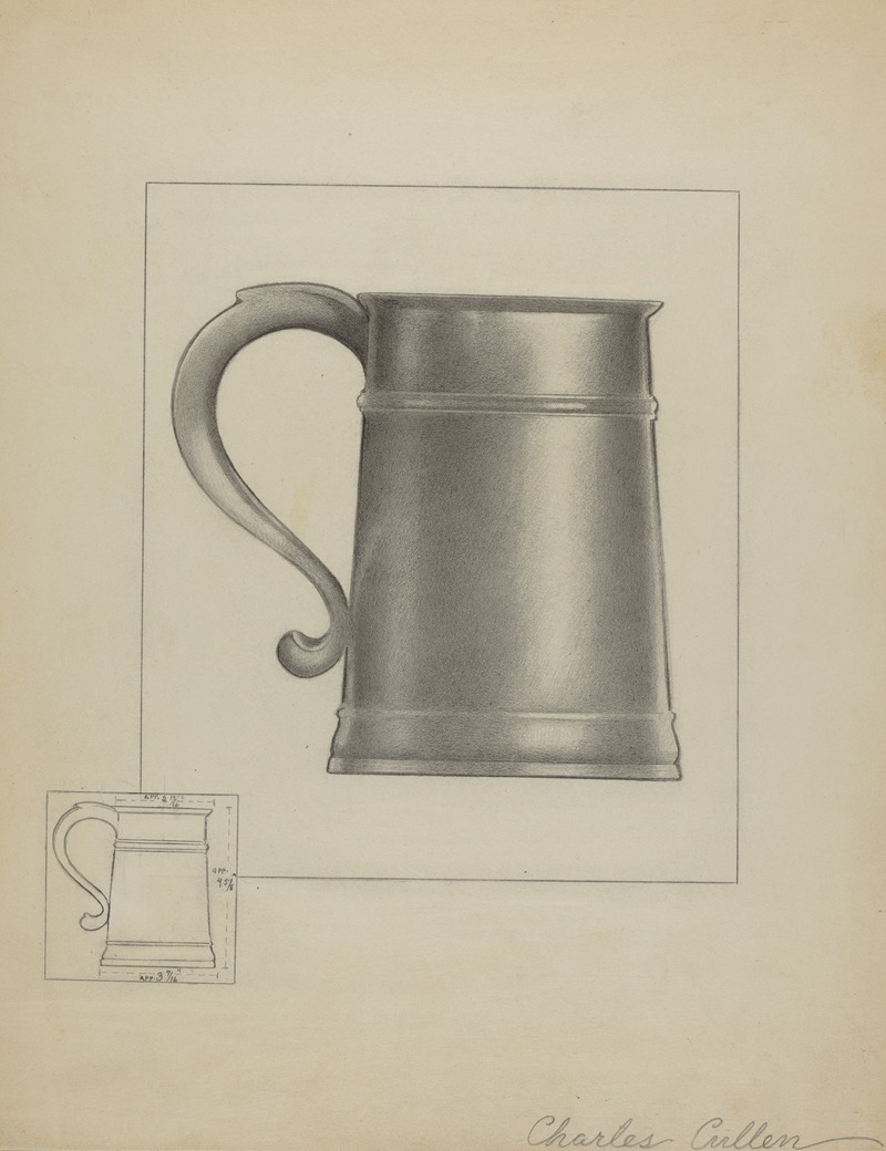 Charles Cullen - Pewter Mug