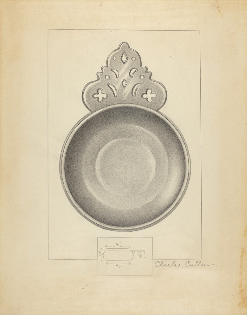 Charles Cullen - Pewter Porringer