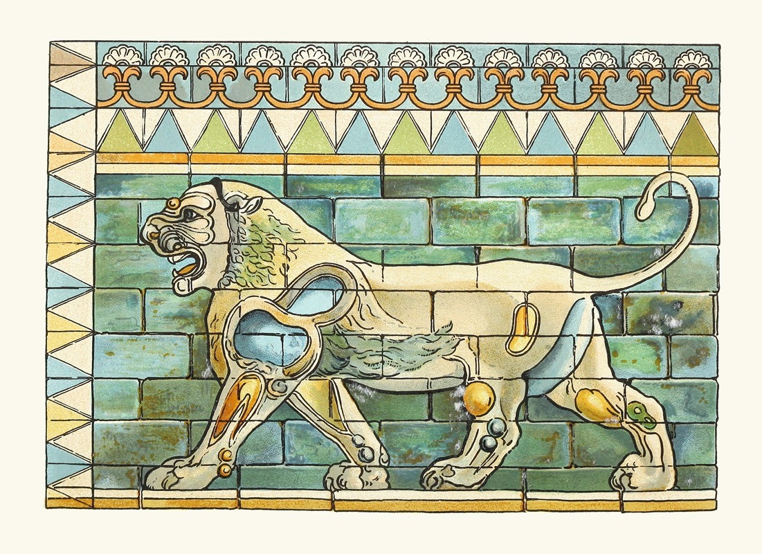 James Ward - Portion of the Lions Frieze ffrom the Ancient Persian Palace at Susa