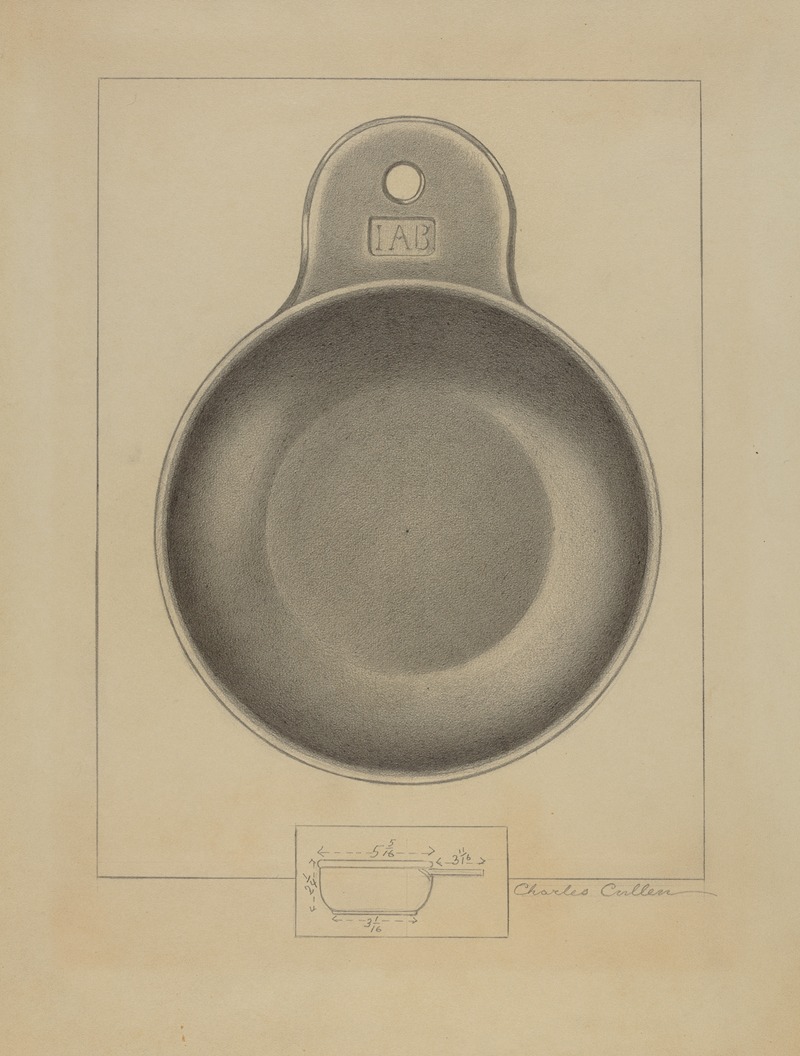 Charles Cullen - Pewter Porringer