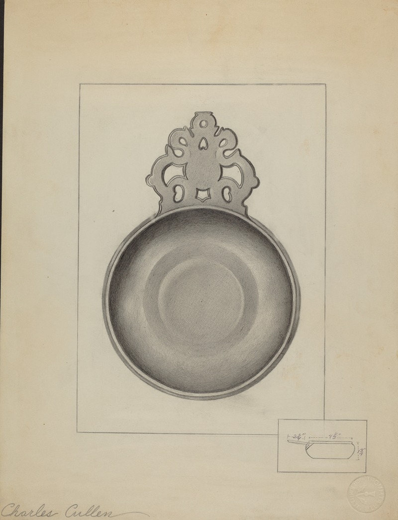 Charles Cullen - Pewter Porringer