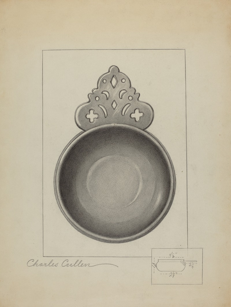 Charles Cullen - Pewter Porringer