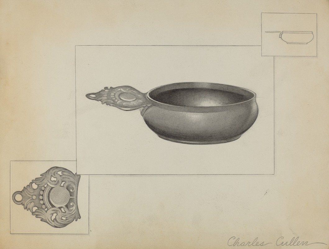 Charles Cullen - Pewter Porringer