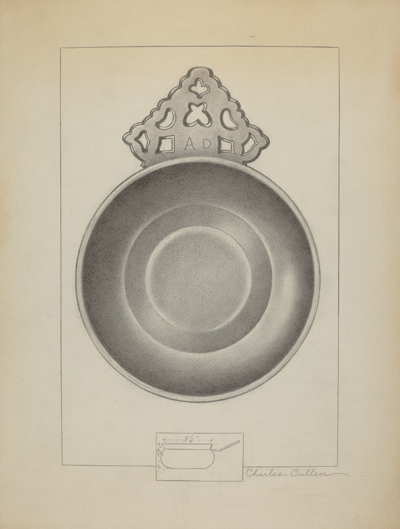 Charles Cullen - Pewter Porringer