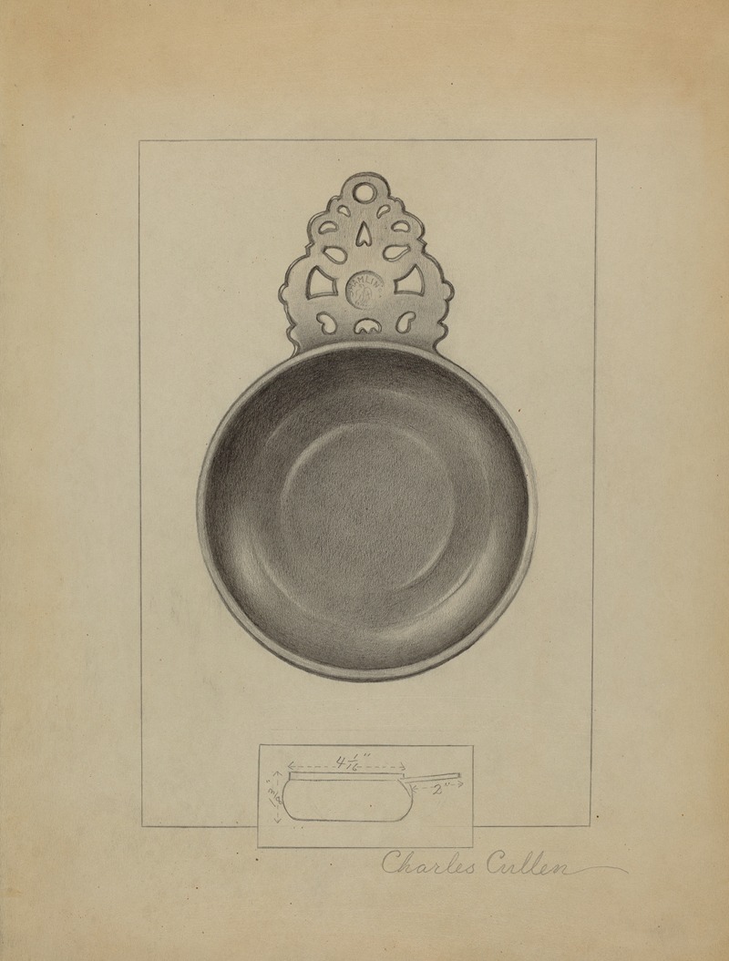 Charles Cullen - Pewter Porringer