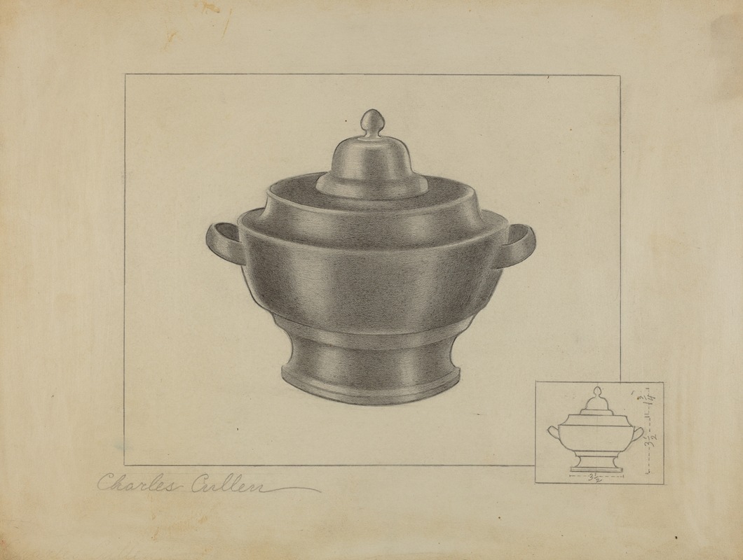 Charles Cullen - Pewter Sugar Bowl