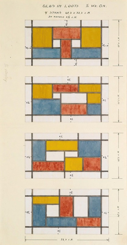 Theo van Doesburg - Design For A Stained Glass Window