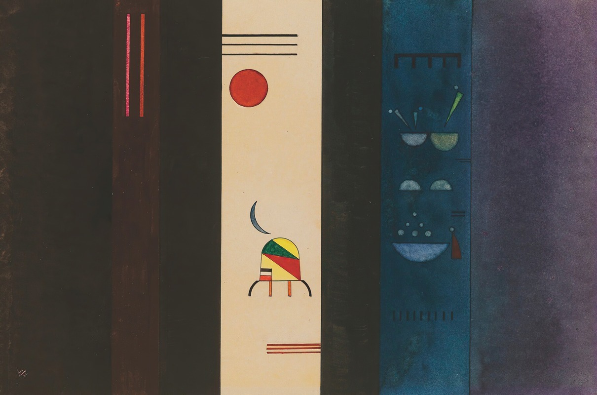 Wassily Kandinsky - Dunkle Seiten (Dark Sides)