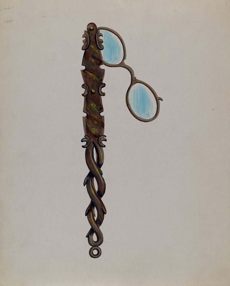 Charles Enjoian - Tortoise Shell Lorgnette