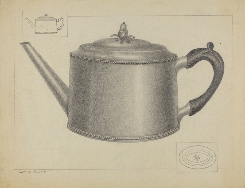 Charles Garjian - Silver Teapot