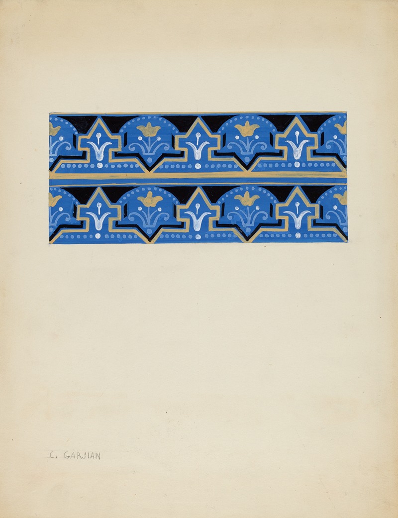 Charles Garjian - Wall Paper Border