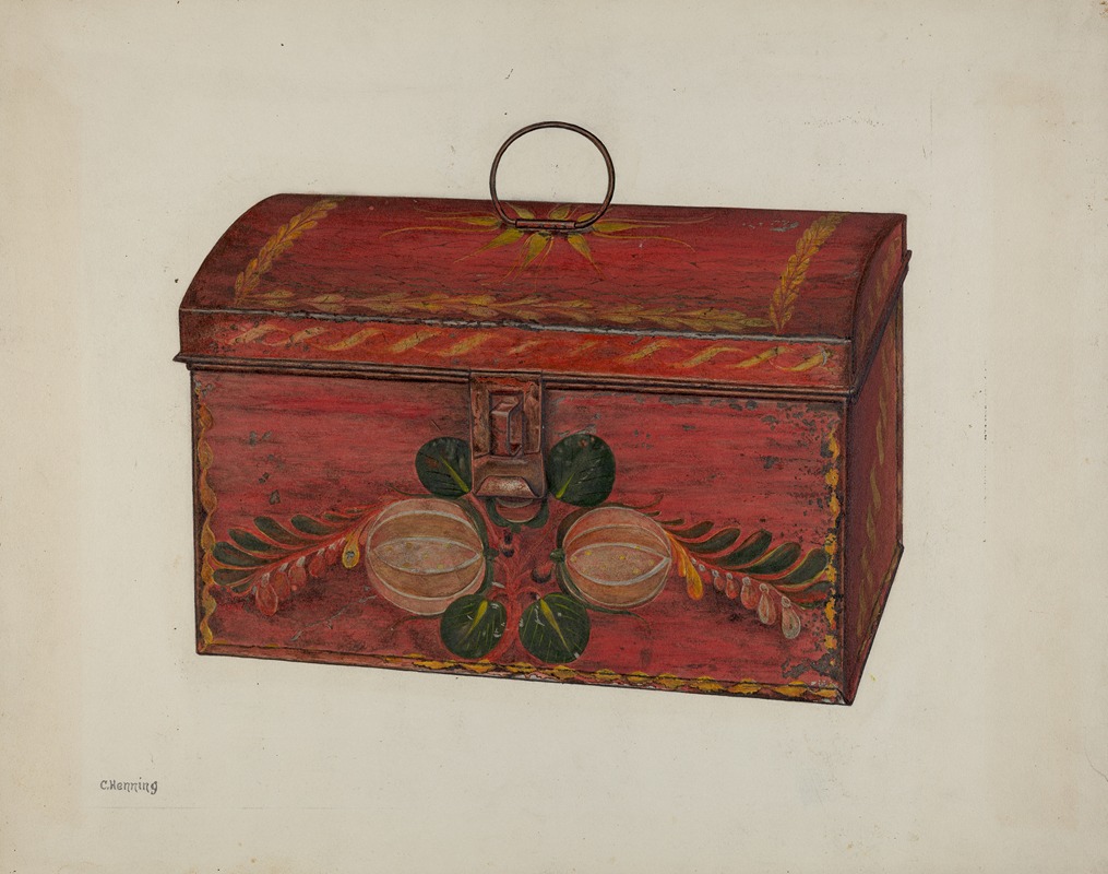 Charles Henning - Toleware Box