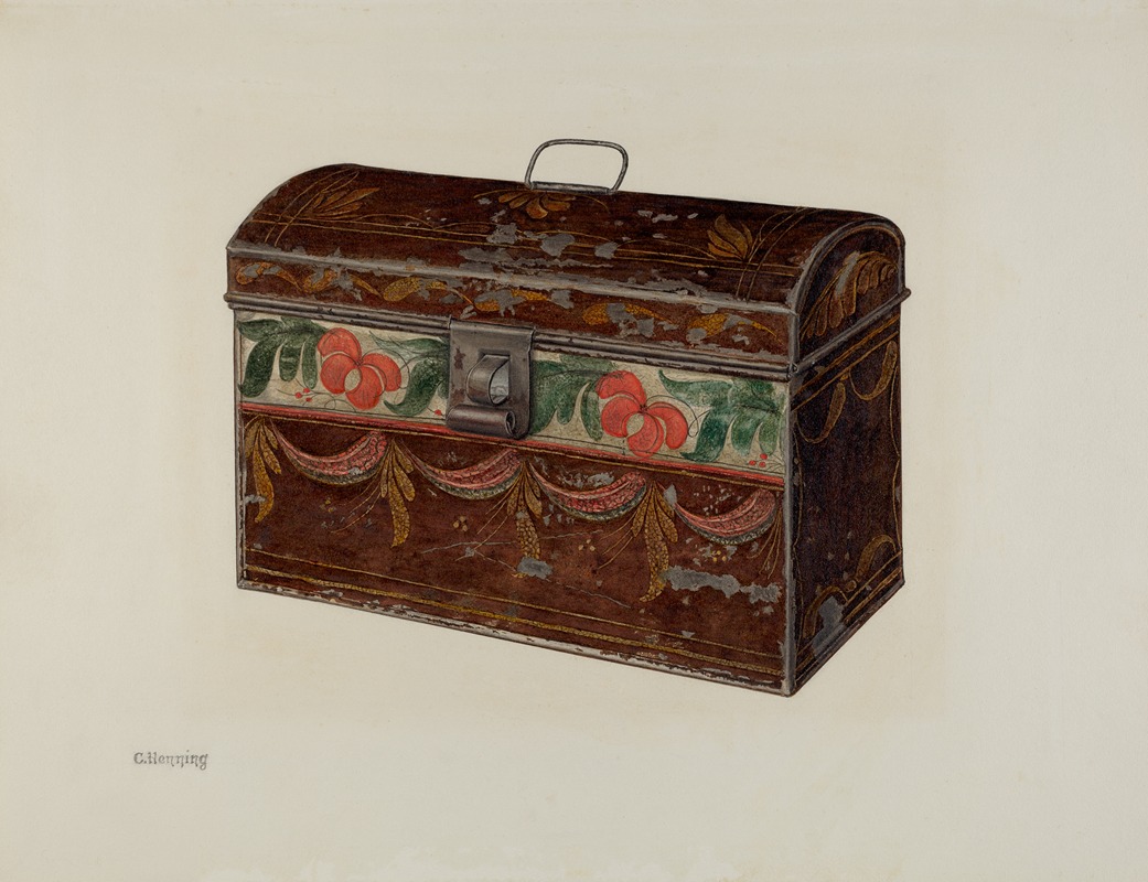 Charles Henning - Toleware Box