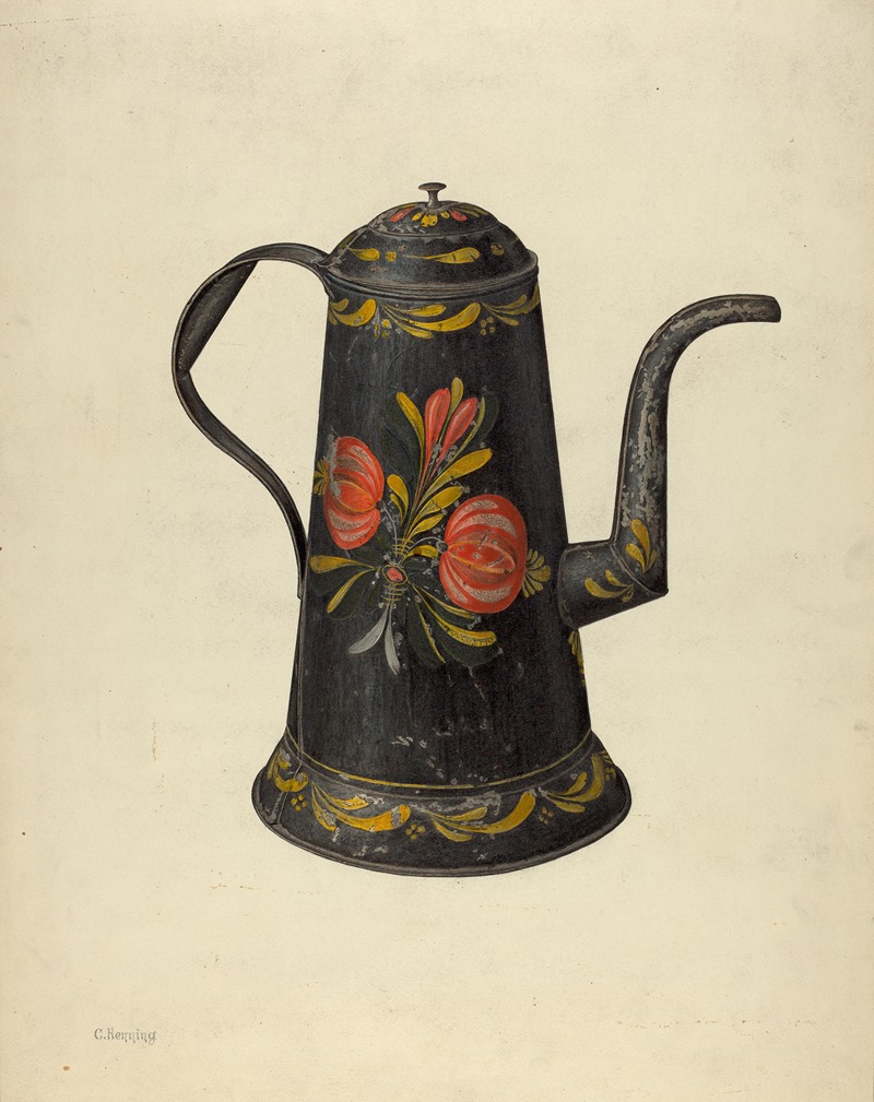 Charles Henning - Toleware Coffee Pot