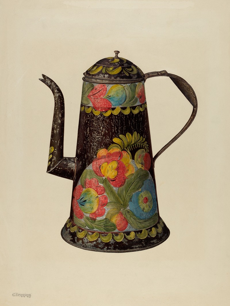 Charles Henning - Toleware Coffee Pot