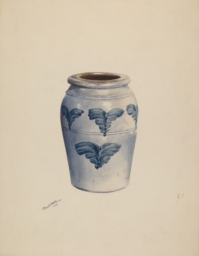 Charles Moss - Gray Stoneware Crock