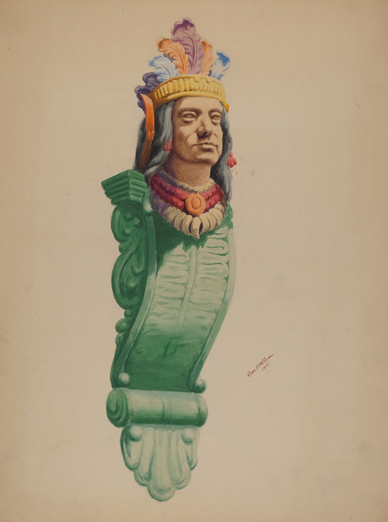 Charles Moss - Iron Indian Head