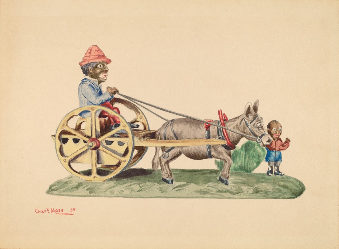 Charles Moss - Toy Bank – Donkey Cart