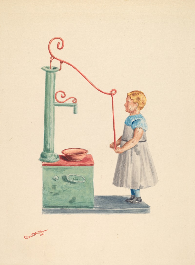 Charles Moss - Toy Bank – Dutch Girl at Well