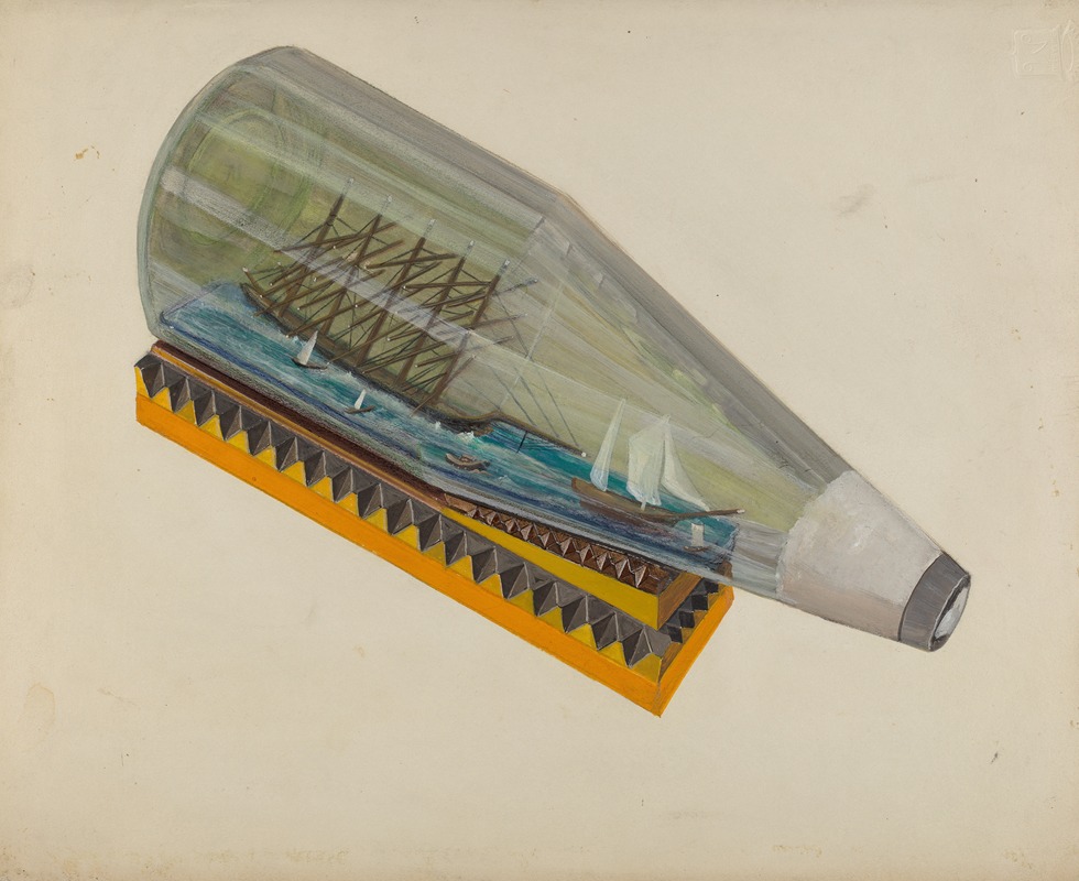 Charles R. Shane - Ship in a Bottle