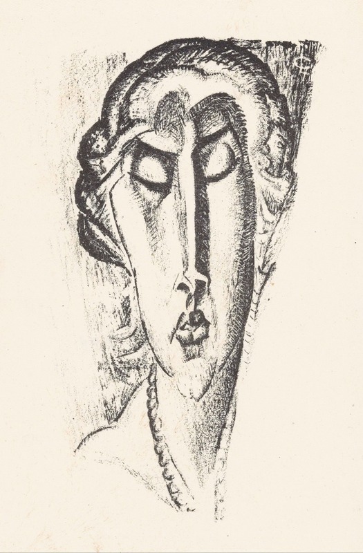 Leo Gestel - Portret van een onbekende vrouw