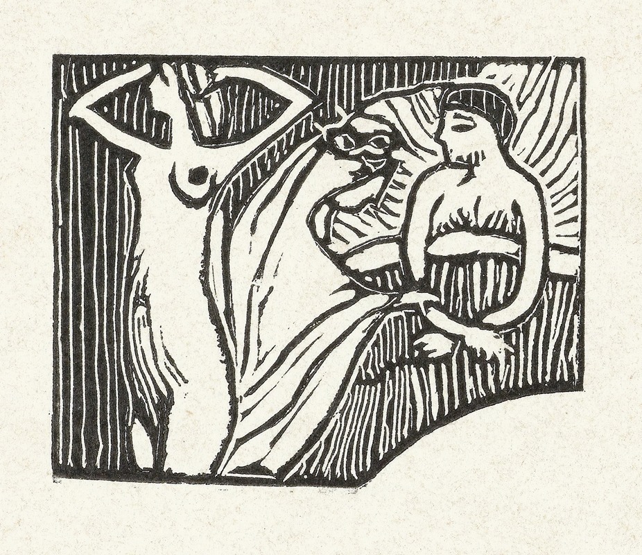 Maurice Denis - Illustratie bij gedicht uit dichtbundel Sagesse van Paul Verlaine