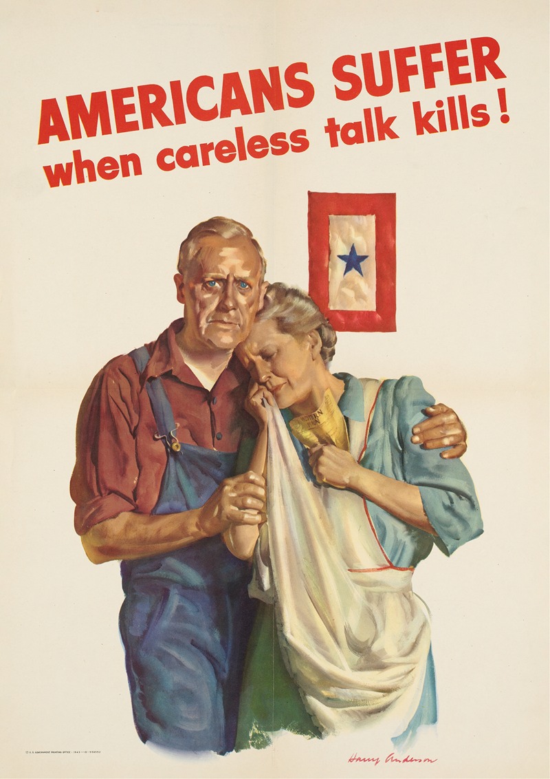 Harry Anderson - Americans suffer when careless talk kills!