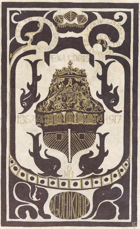 Carel Adolph Lion Cachet - Ex libris van D. Goedkoop