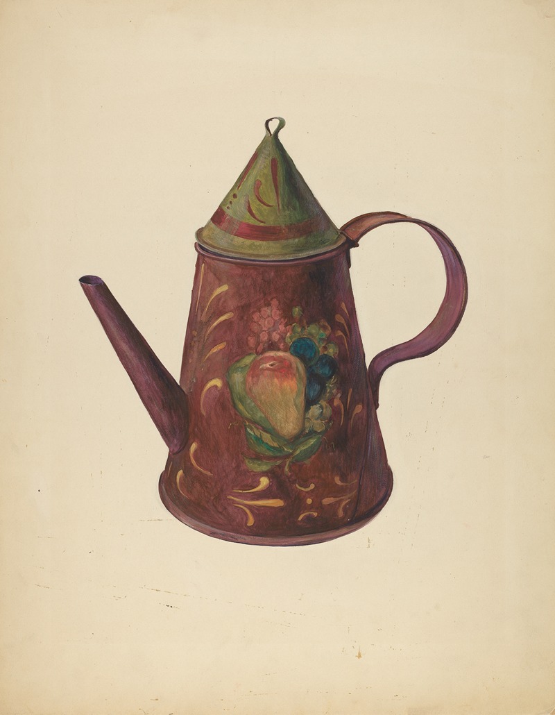 Charles T. Smith - Toleware Coffee Pot